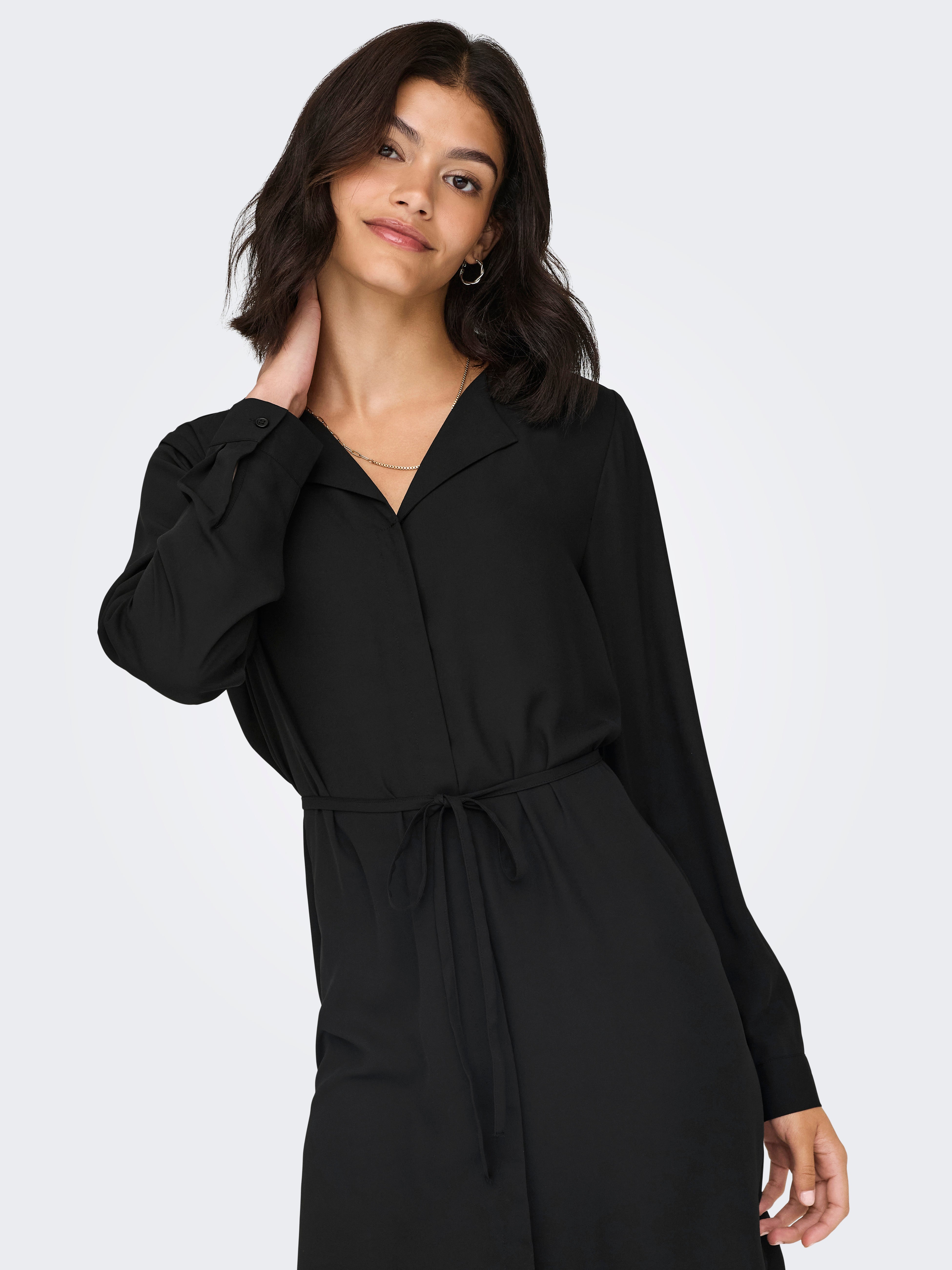 ONLTIANA Kurzes Kleid Black