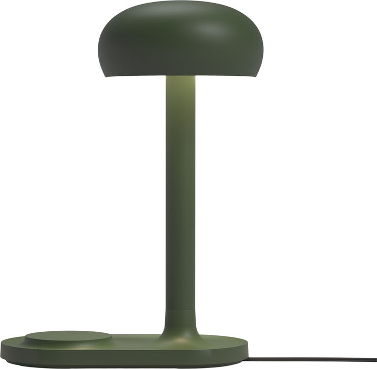Eva Solo Emendo lampe med Qi trådløs oplader Emerald Emerald green