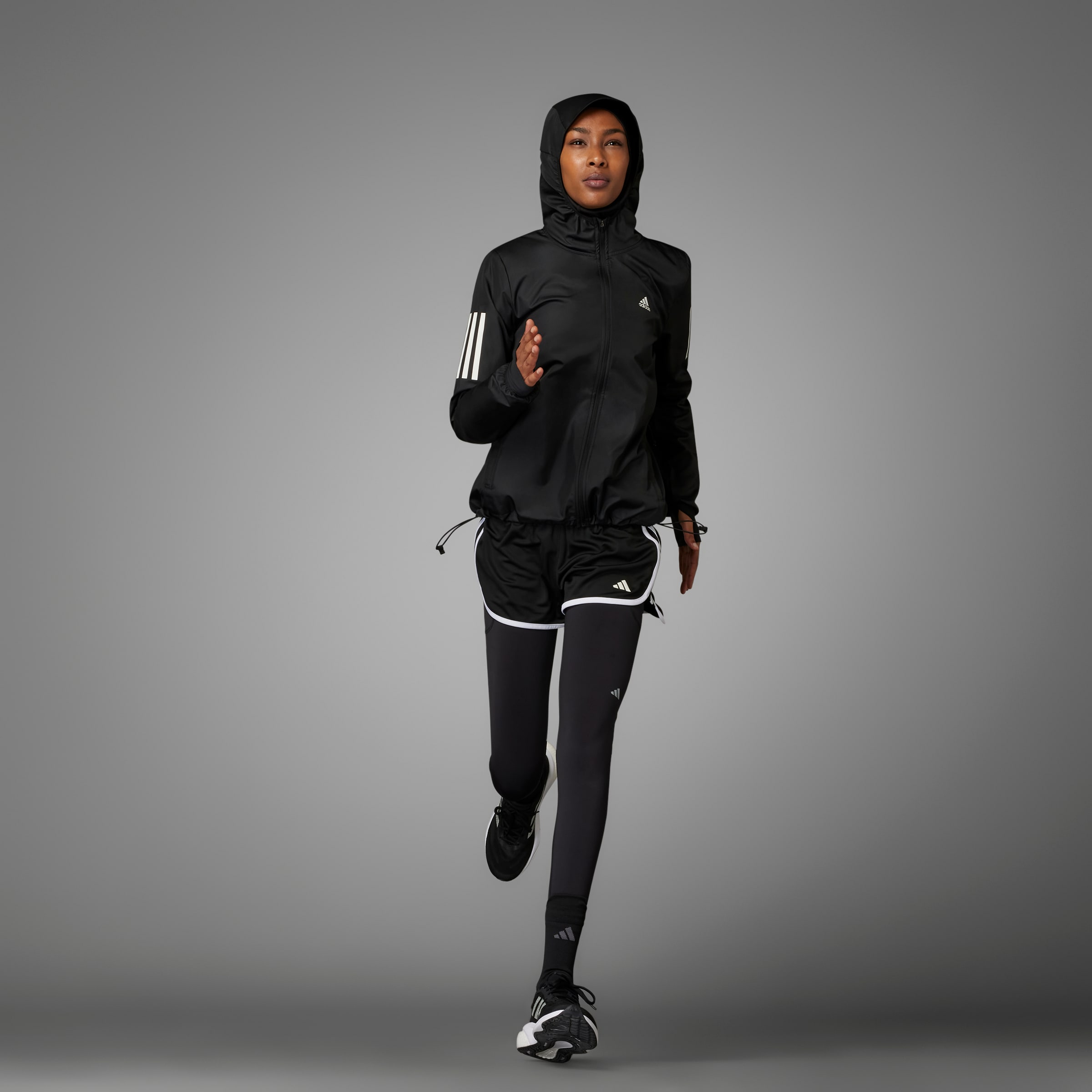 Adidas OTR Windbreaker Jacket, Dame<br>Løpejakken som gir god beskyttelse mot vær og vind!