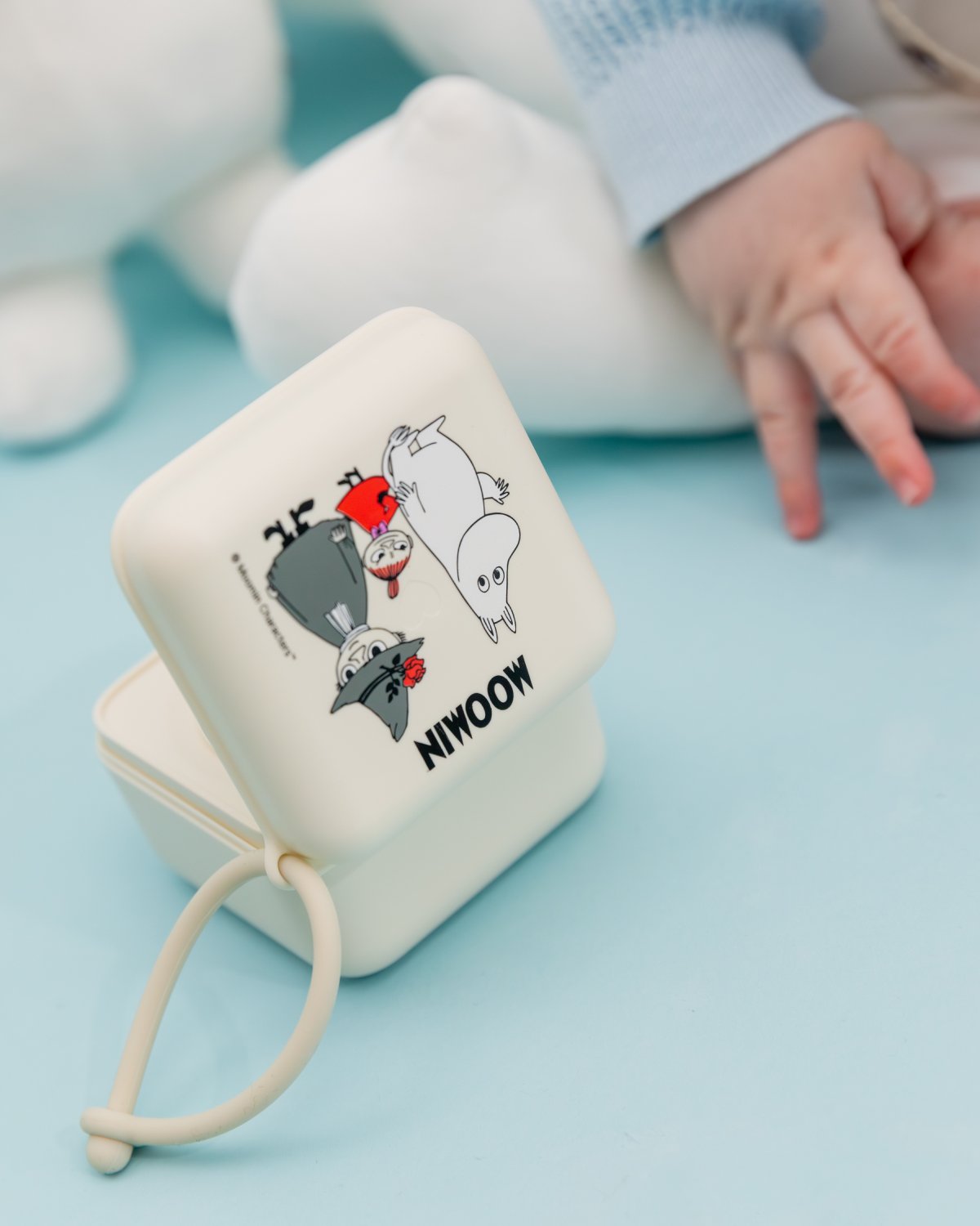 BIBS x Moomin Smokkeboks – 2i1 Oppbevaring- & Steriliseringsboks til Mikro