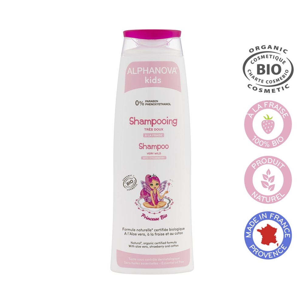 ALPHANOVA kids Va Prendre ta Douche Reinigungsgel 3 in 1 Erdbeere Bio 250 ml