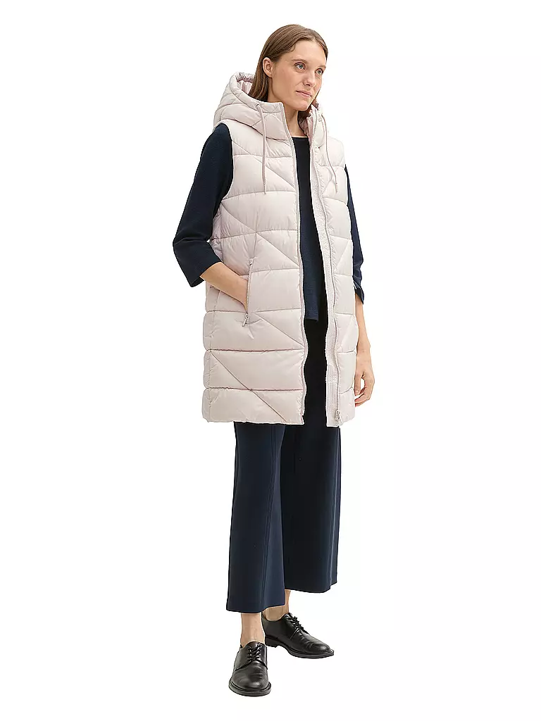 TOM TAILOR Steppgilet beige
