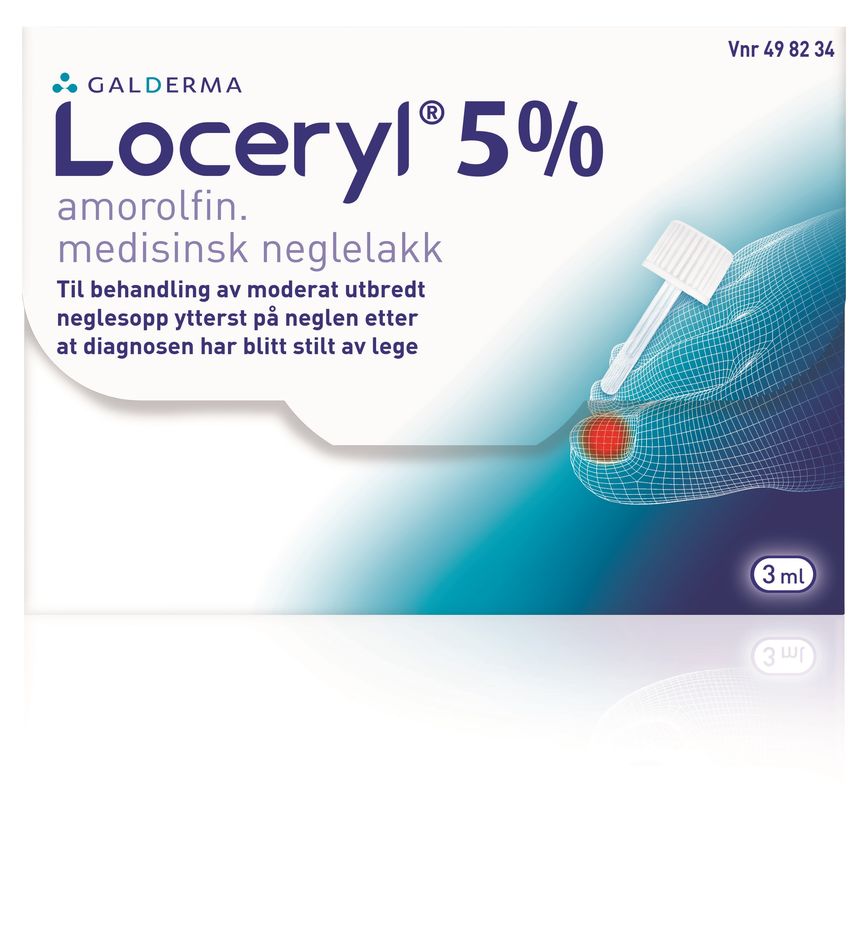 Loceryl Medisinsk neglelakk 5 % w/v