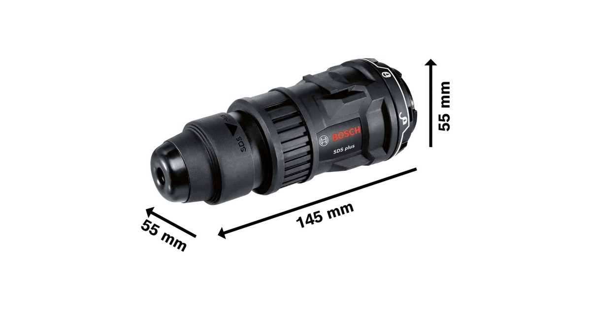 BoschGFA 12-H Professional FlexiClick-opzetstuk boorkop  (Zwart)