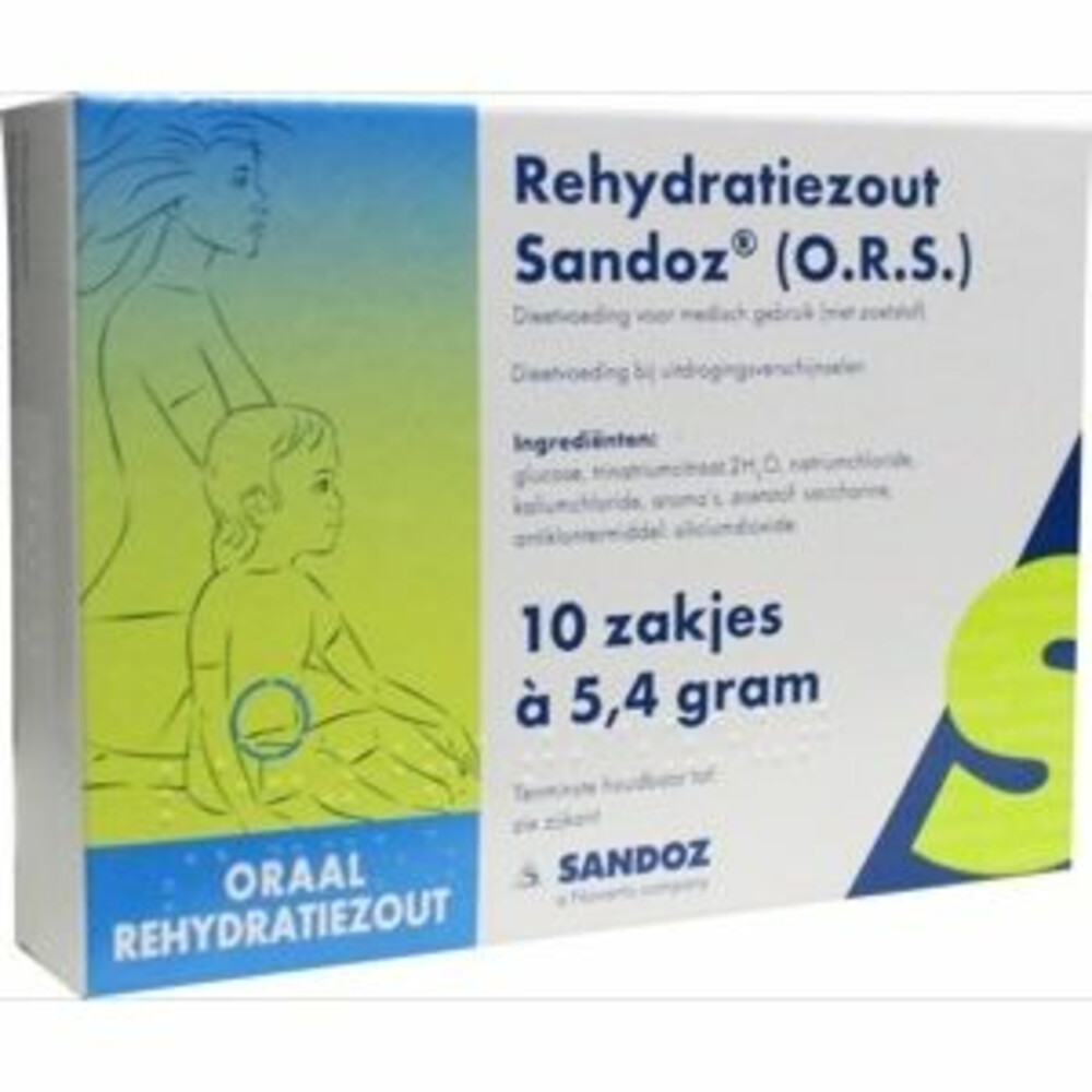Sandoz Rehydratiezout Sachet 5.4g San10 stuks