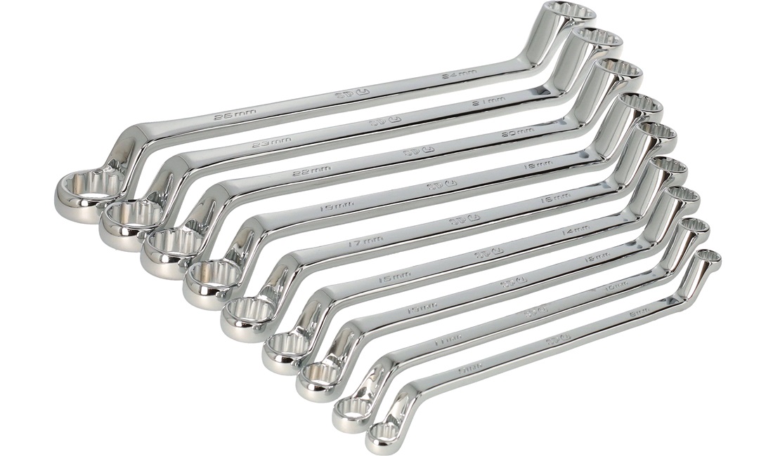 Ringnøglesæt 75 grader - SP Tools