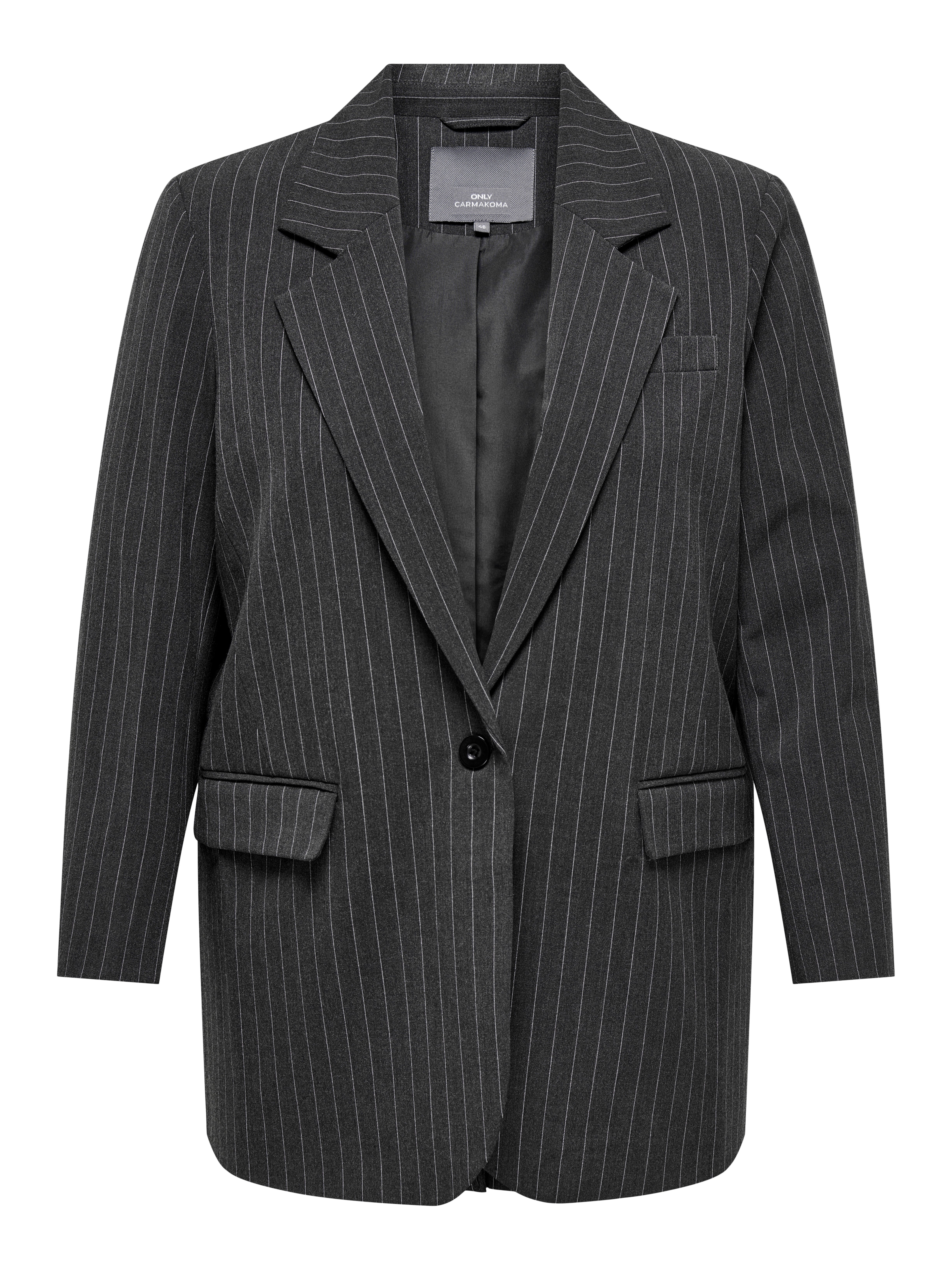 CARBRIE Blazer Dark Grey Melange