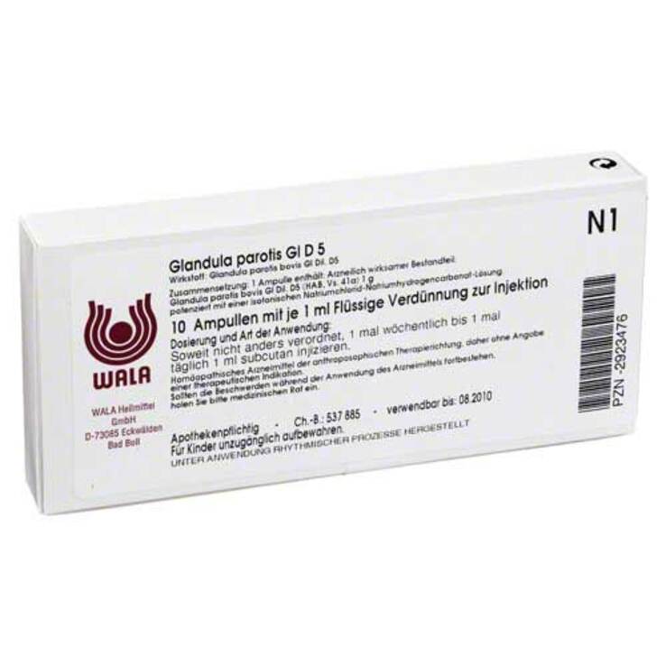 Glandula Parotis GL D 5 Ampullen, 10X1 ml