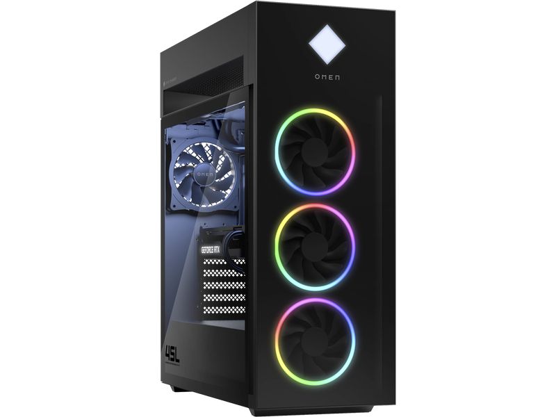 HP Gaming PC OMEN 45L GT22- 3958nz Performanter Gaming-PC im puristischen Design mit leistungsstarkem Intel-Prozessor und  RTX 4090 Grafikkarte