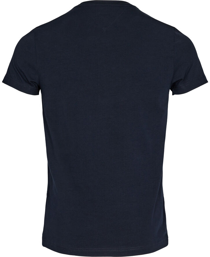 Tommy Hilfiger CORE STRETCH SLIM C-NECK TEE Desert sky
