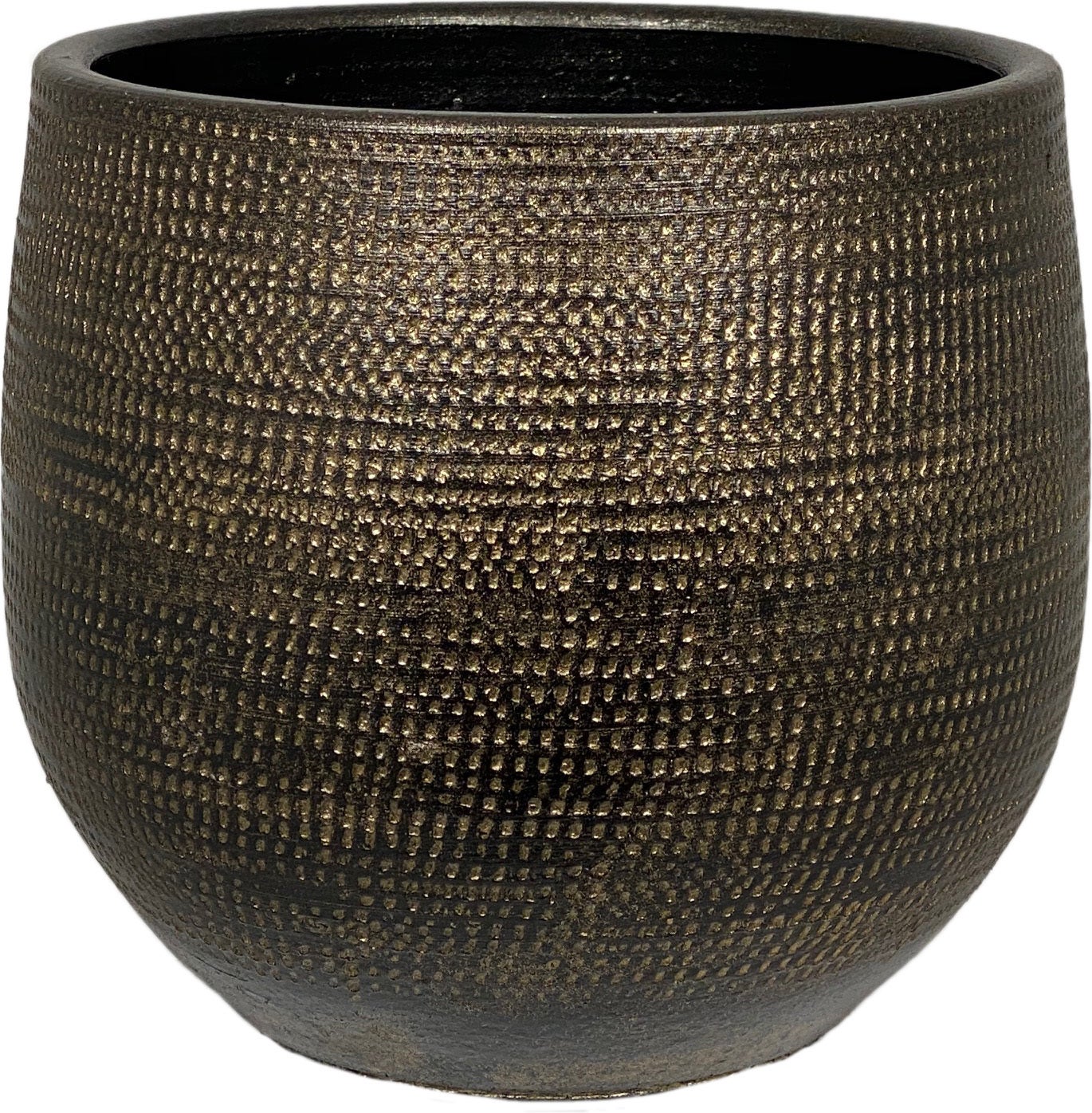 HS bloempot Tokio goud D 28 H 26 cm