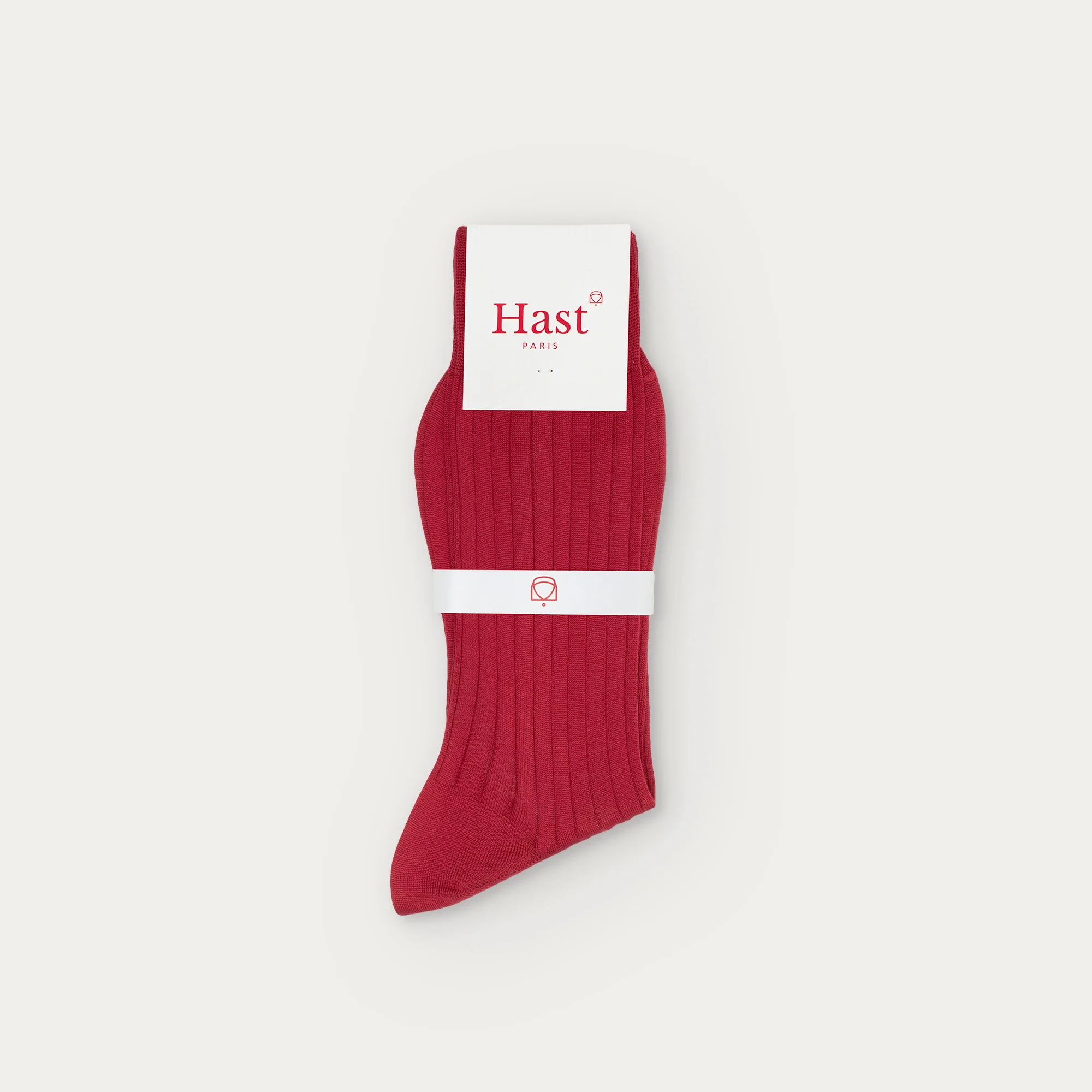 Burgundy socks in Scottish yarn