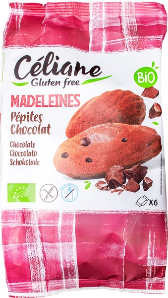 Céliane Madeleines Chocolade Glutenvrij (180 gr)
