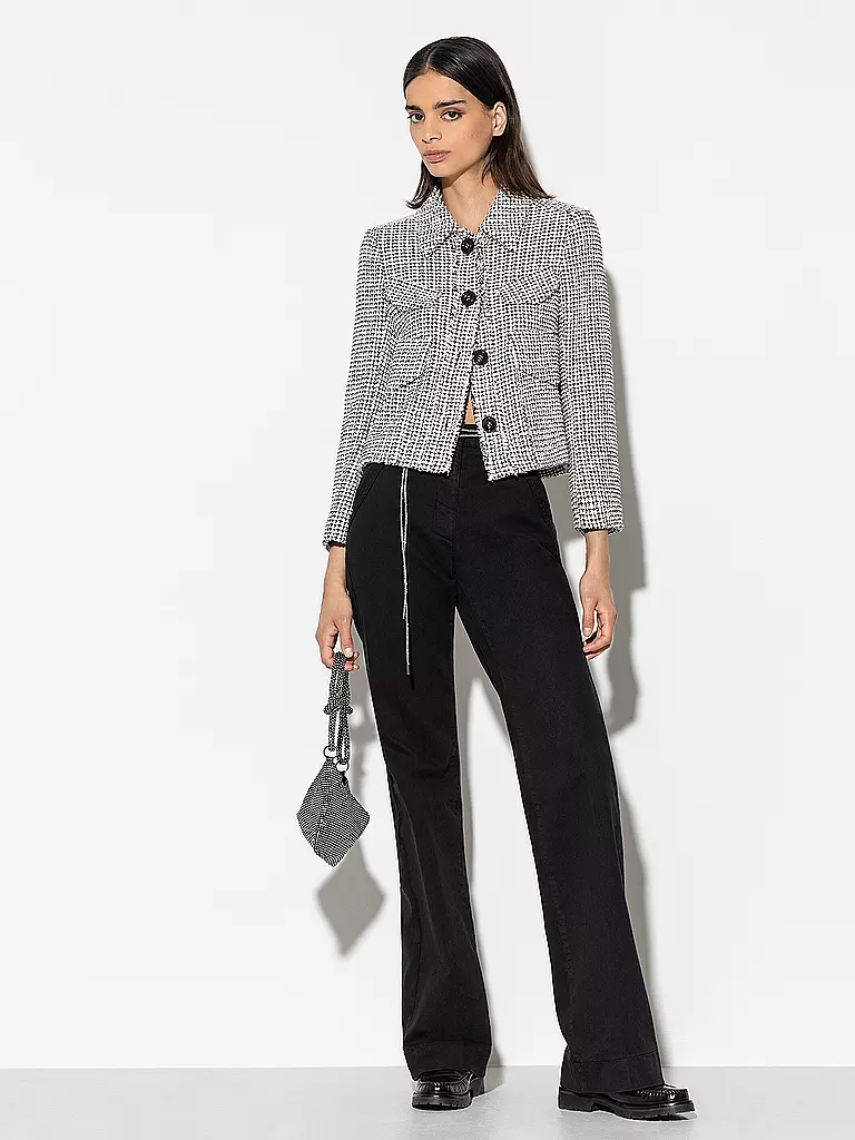 LUISA CERANO Jacke - Tweedjacke weiss