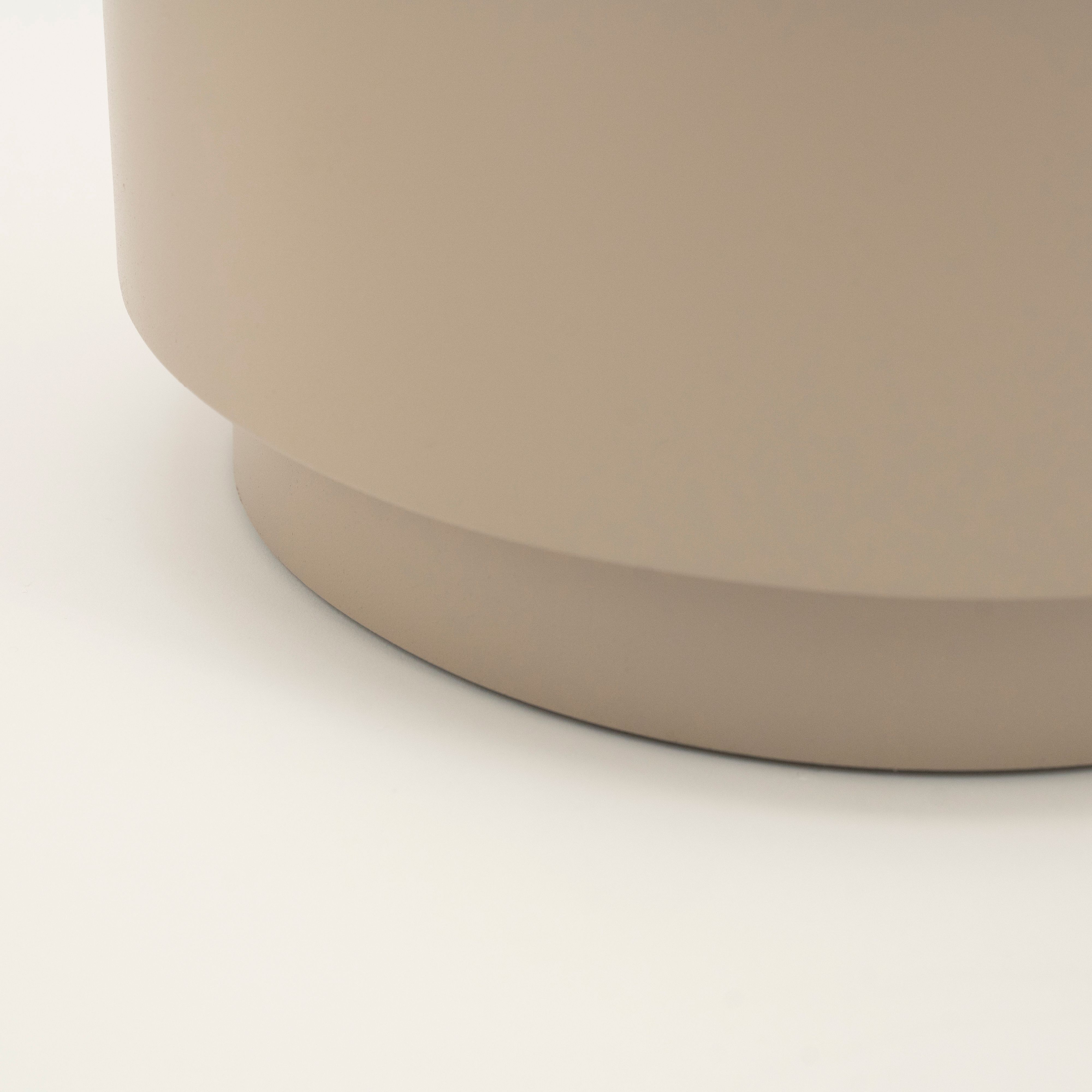 Bijzettafel Taupe 240152 Mesita ⌀37  x H45 cm