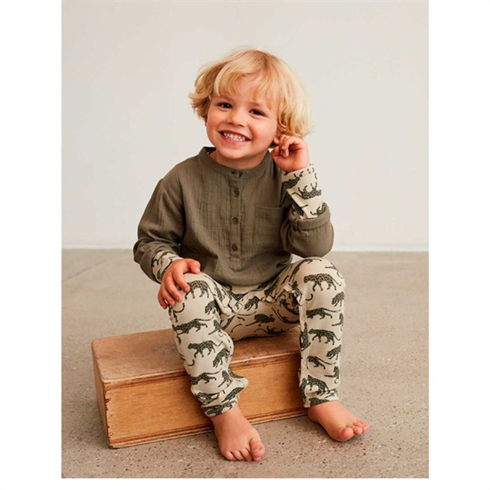 Light Green Tiger Leggings - Sofie Schnoor | Luksusbaby