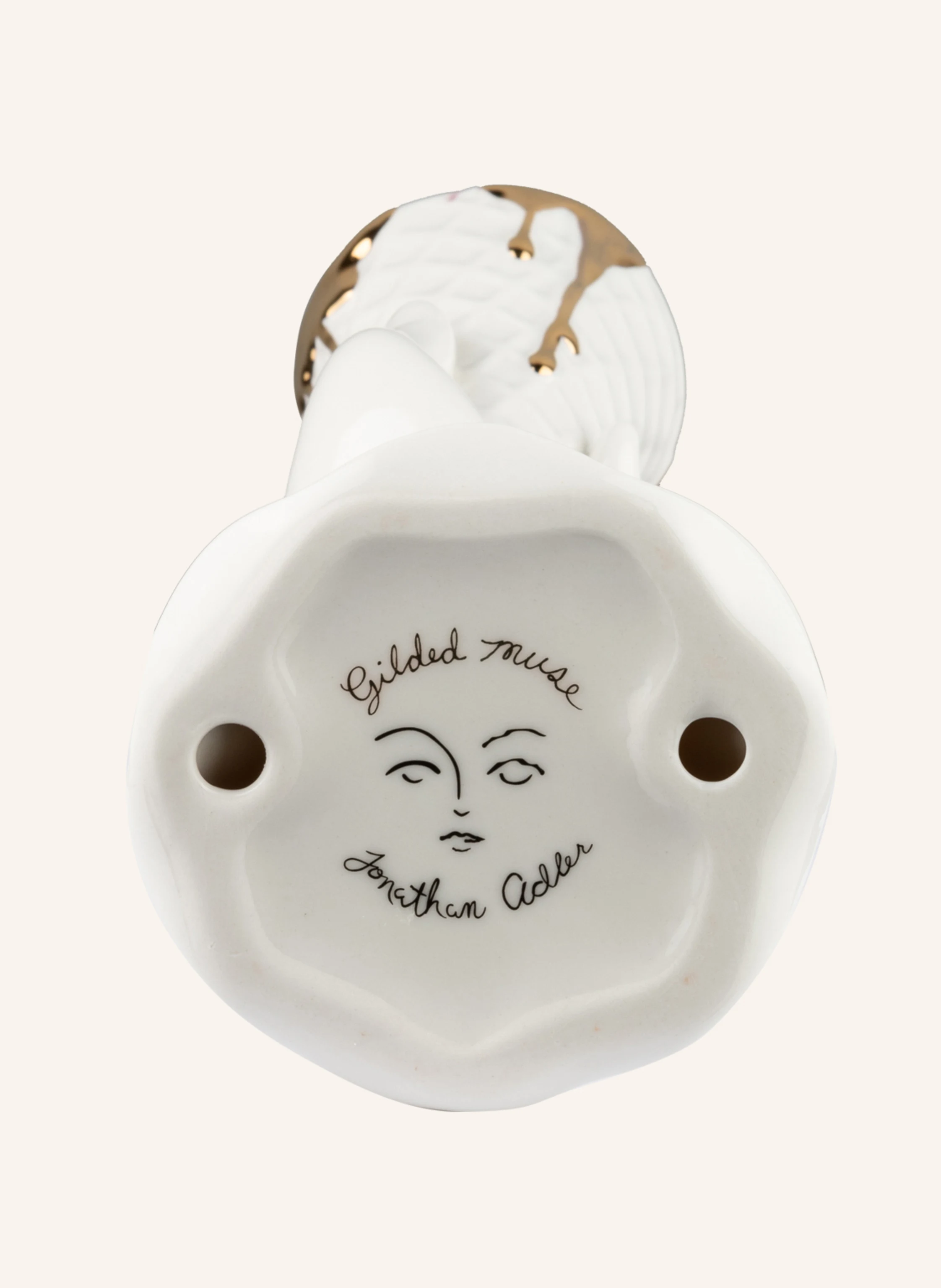 JONATHAN ADLER Vase GILDED MUSE I-SCREAM