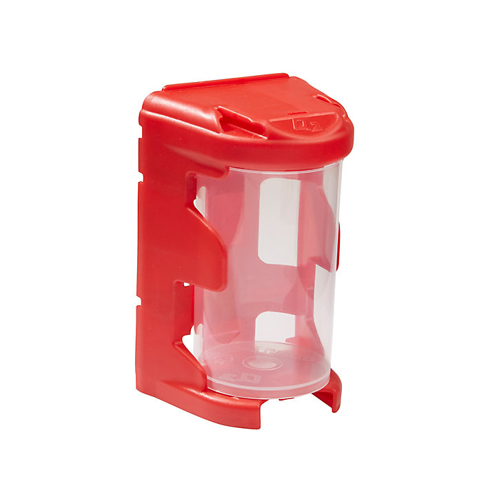 Casier à vis petit format rouge plastique