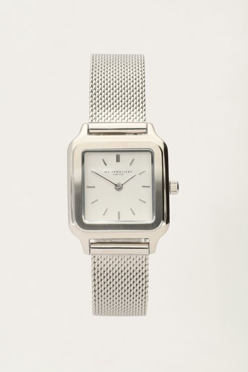 Horloge met vierkante wijzerplaat