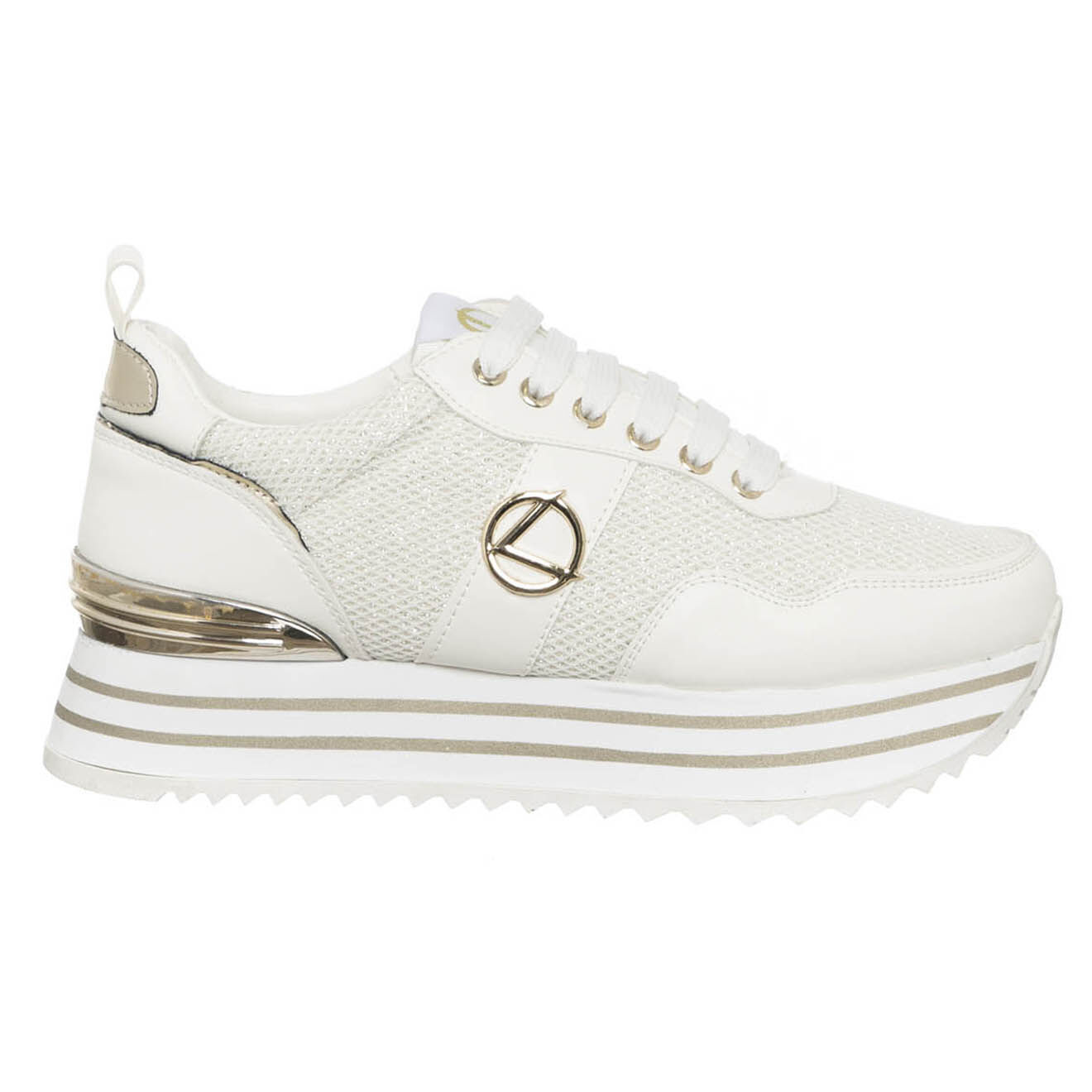 Loretta by Loretta Sneakers Galliana blanc/doré