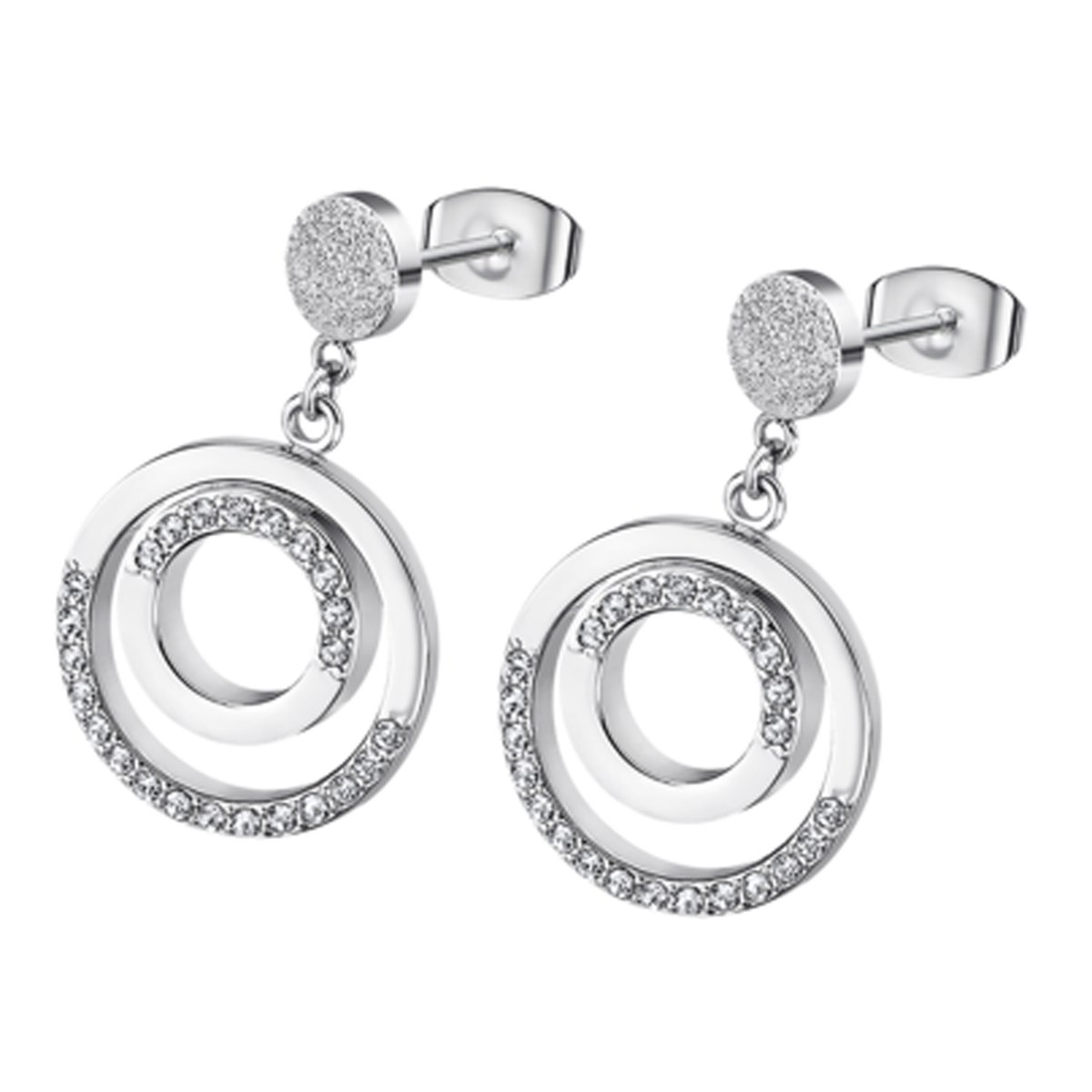 Boucles d'oreilles Lotus Style collectionUrban Woman circle