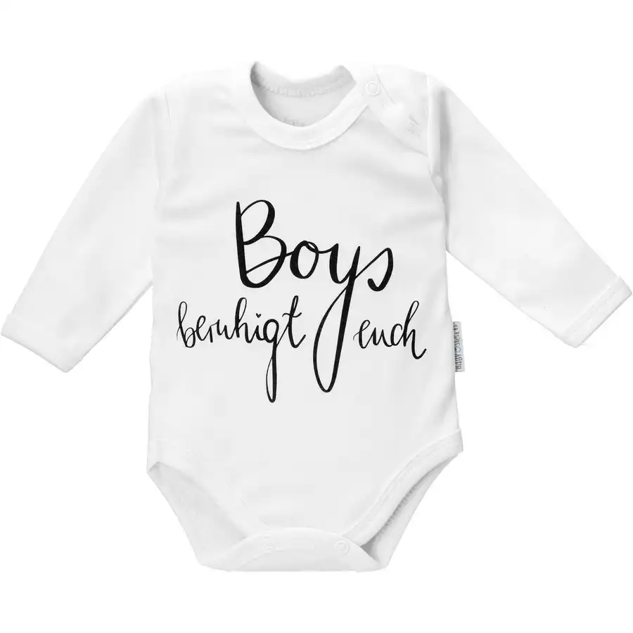 Baby Sweets Body Langarm Grüße, Gemüse by Maria König weiß