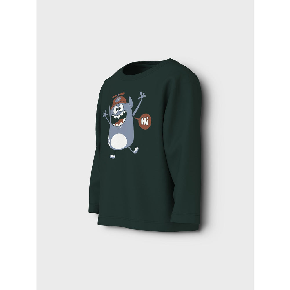 Køb Name It Pine Grove Monster Vagno Loose Bluse