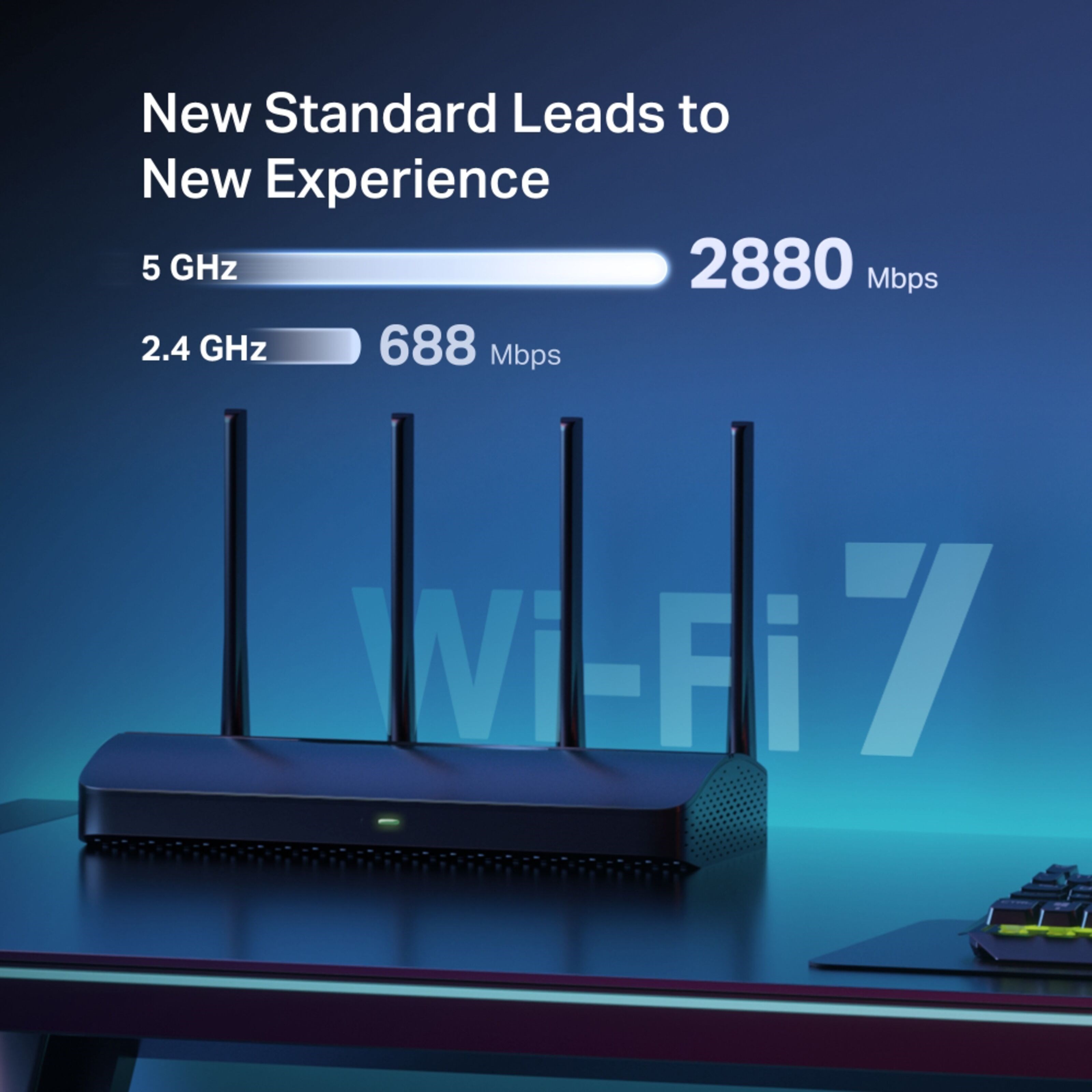Mercusys MR27BE Dual-Band Wifi 7-ruter