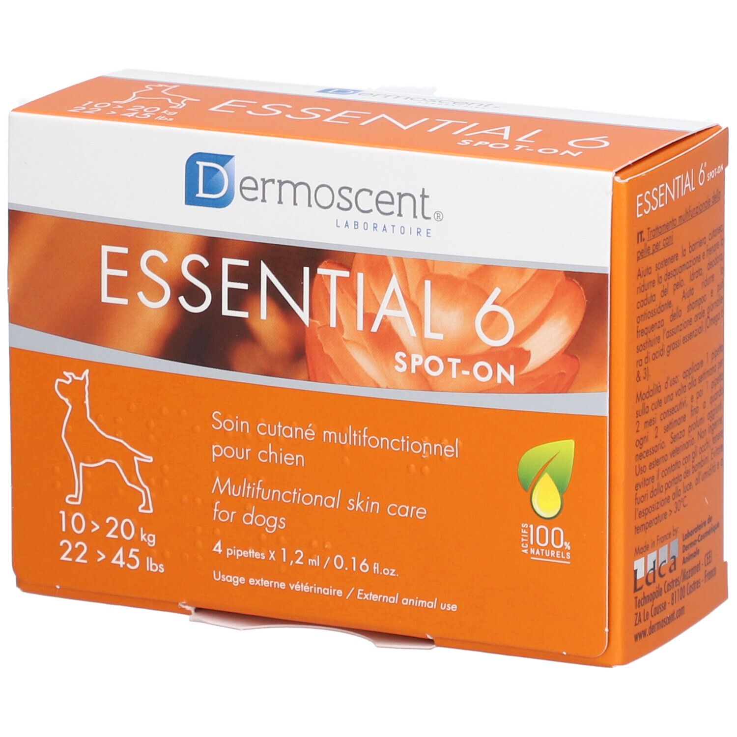 Essential 6® spot-on Hund 10-20kg
