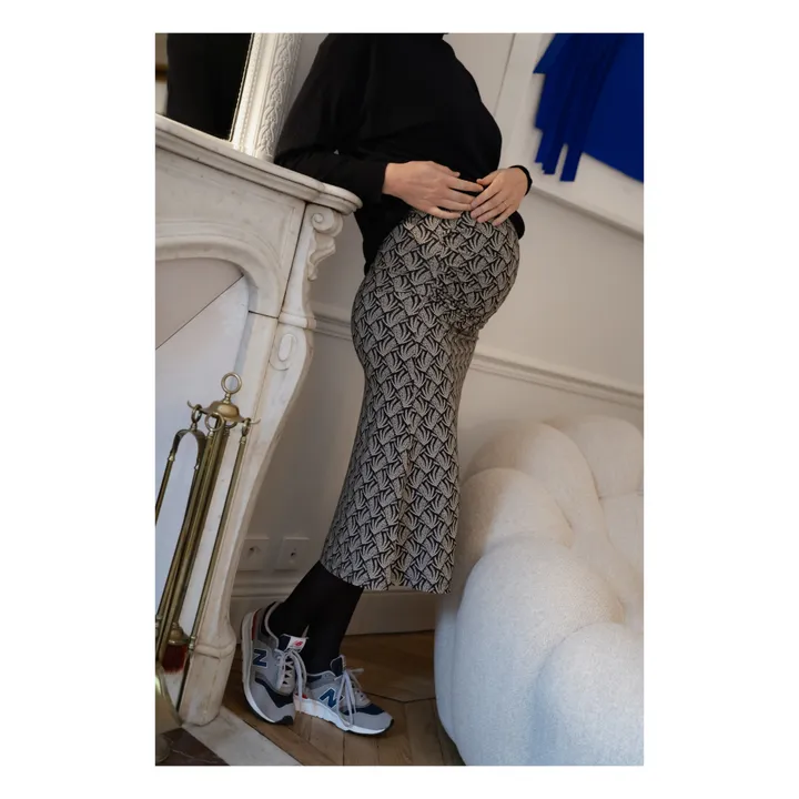 Paloma Collection Jupe de Grossesse Clementina Comporta | Noir