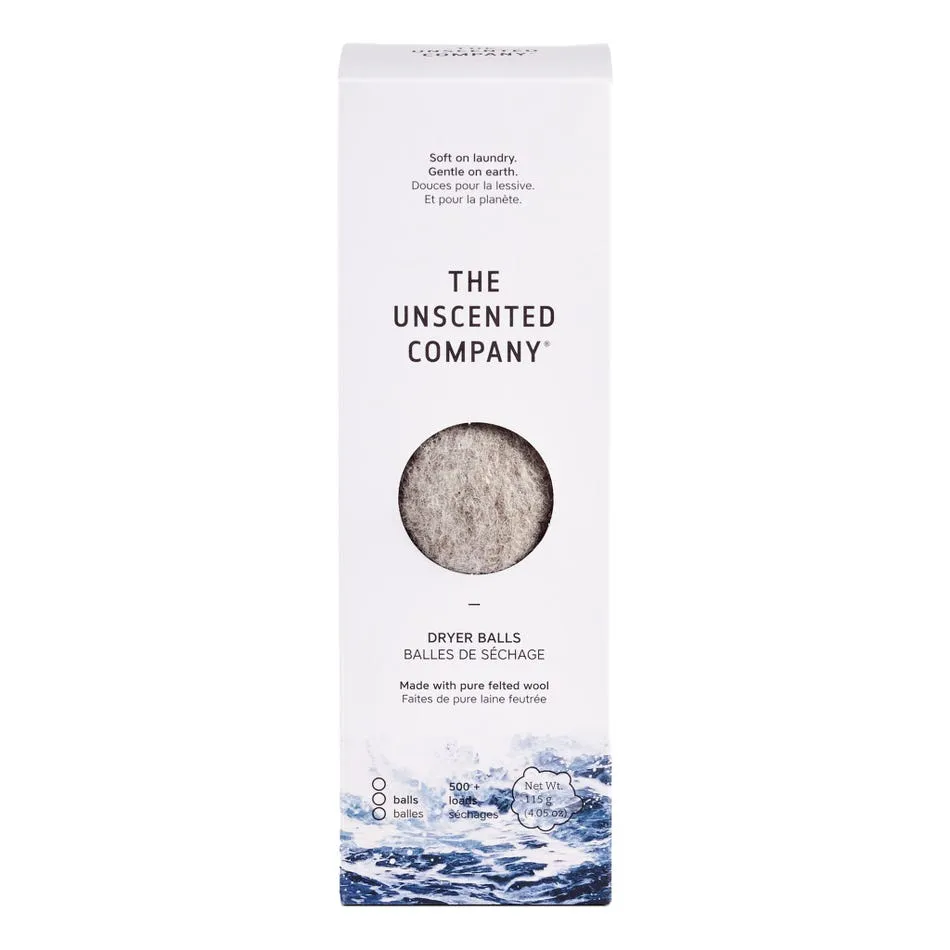 The Unscented Company Pastilles pour la lessive (35) + Balles de séchage (3)