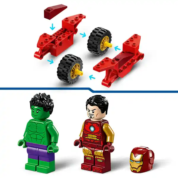 76287 Iron Man mit Bike und der Hulk