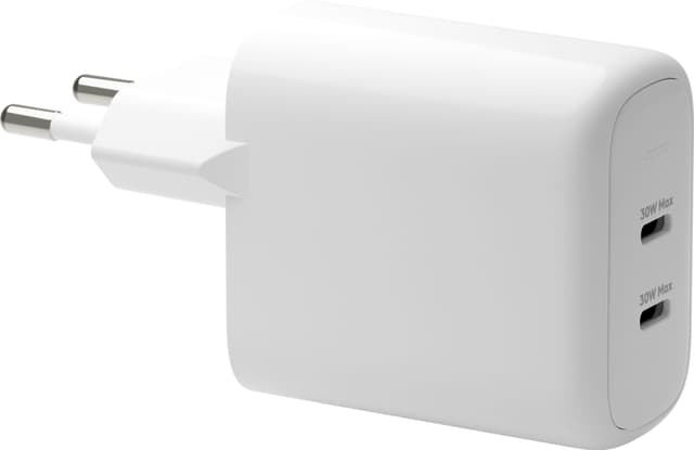 Dbramante1928 2x30W USB-C vægoplader (hvid)