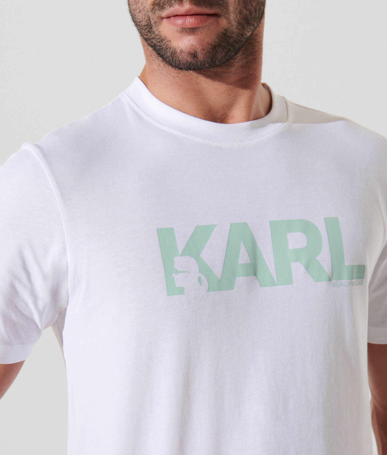 T-SHIRT DE PLAGE À LOGO KARL