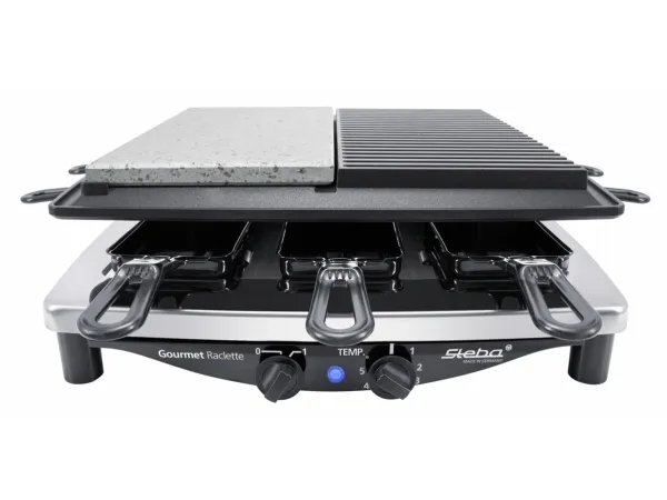Steba Raclette RC 4 Plus Deluxe Chrome - 1450W