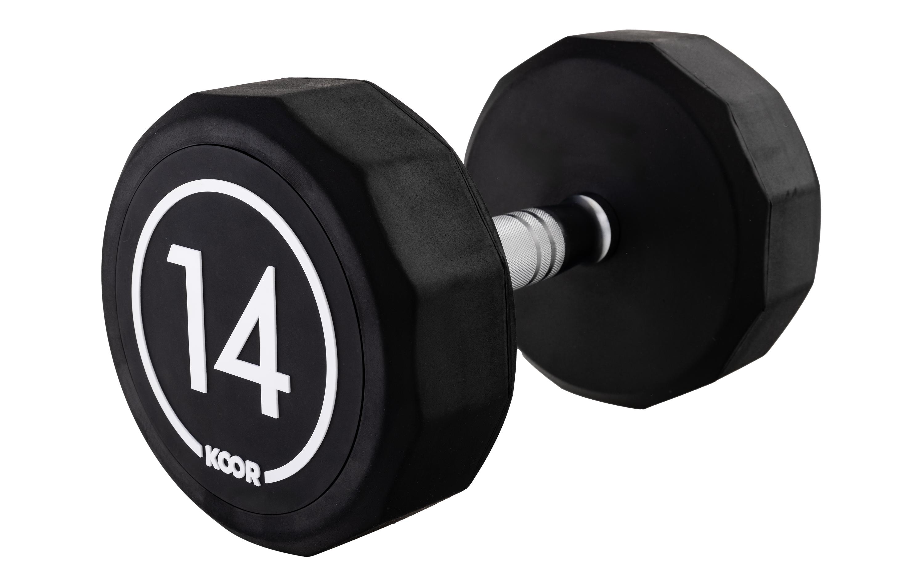 Kurzhantel 14 kg, SchwarzDumbbell für Krafttraining