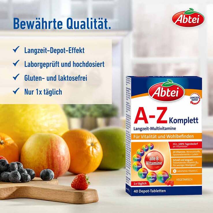 Abtei A-Z Komplett Tabletten, 40 St