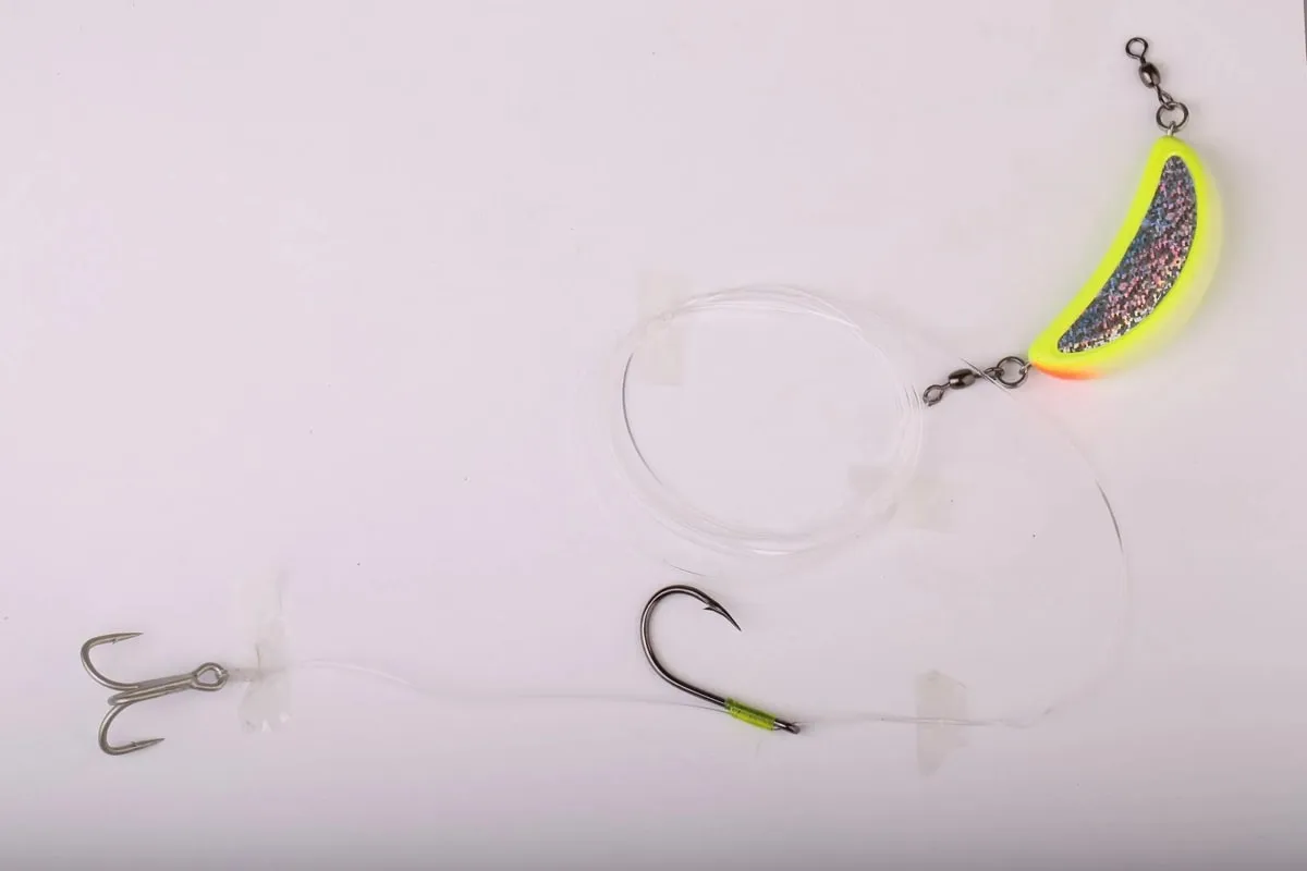 Savage Gear Nordic Bait Fish Rig 300g Flex Hooks 3/0 + 6/0 FC 1mm
