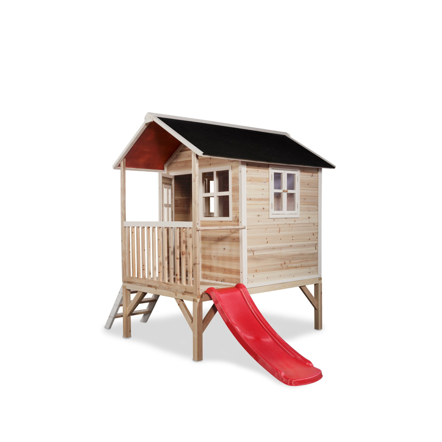 EXIT Loft 300 houten speelhuis - naturel
