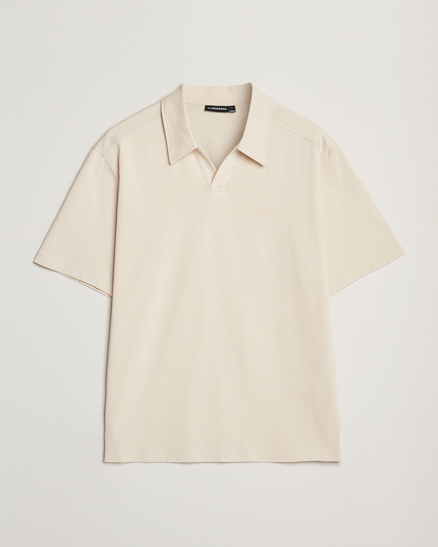 J.Lindeberg Roy Relaxed Polo Pique Moonbeam