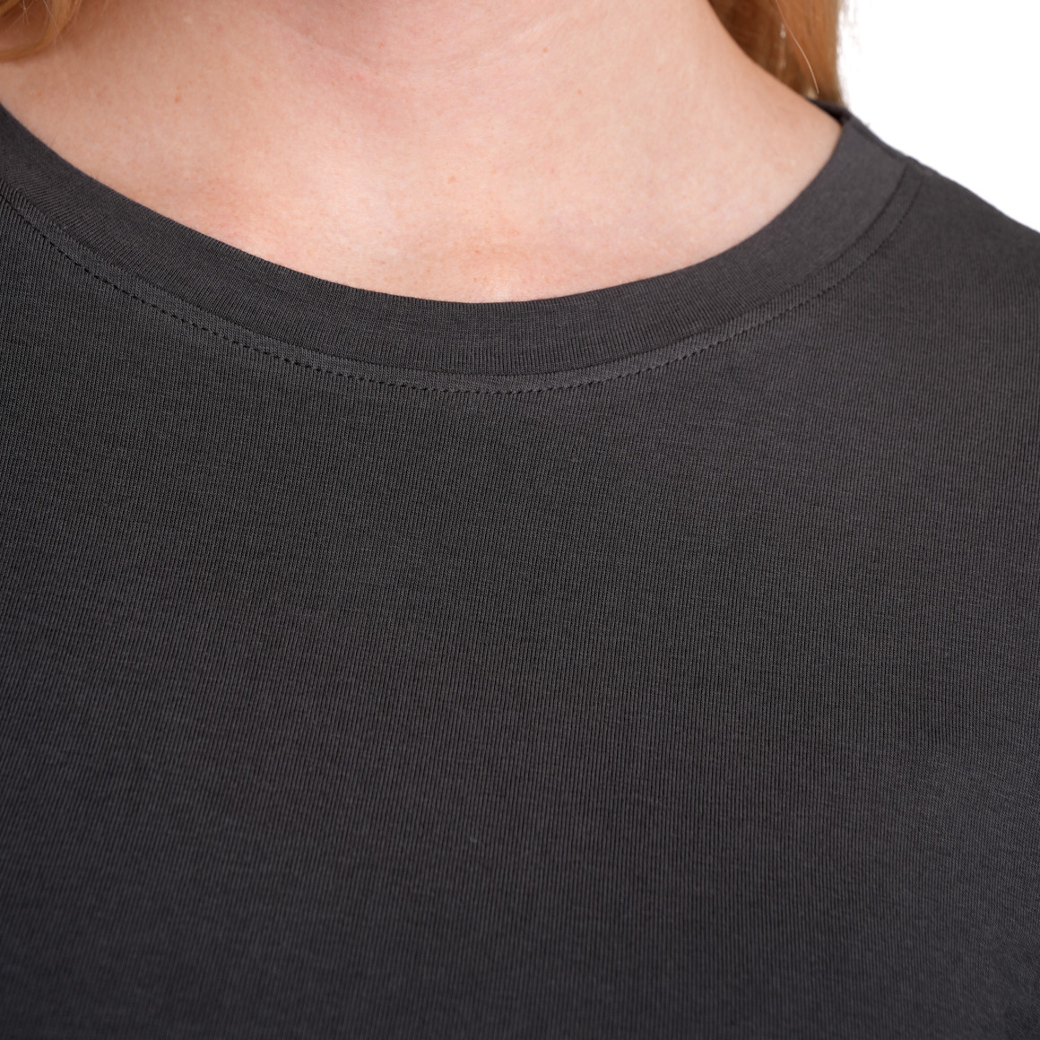 Gina Benotti Damen T-Shirt im Basic-Look dunkelgrau