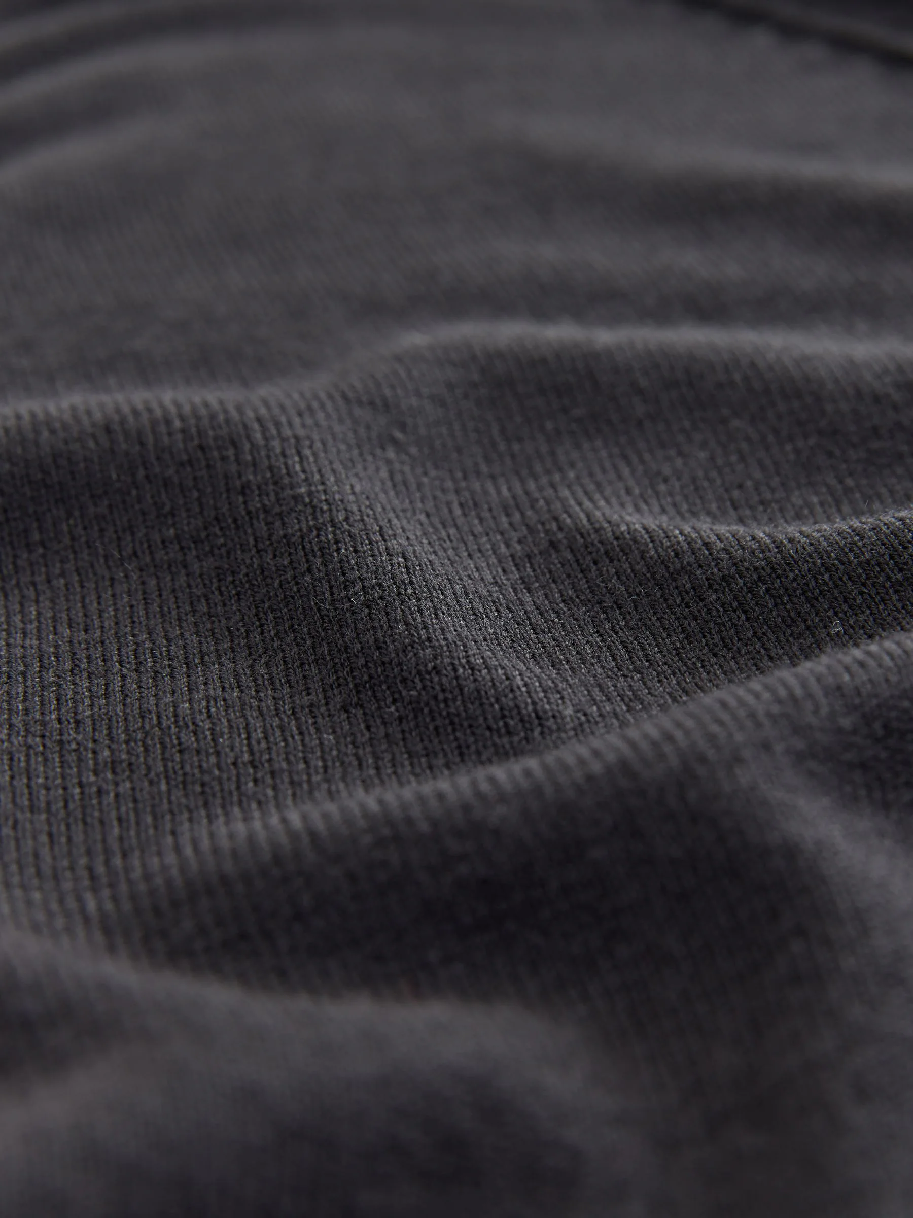 Zwart - Soft Touch V-hals Katoenrijk Vest met Knopen