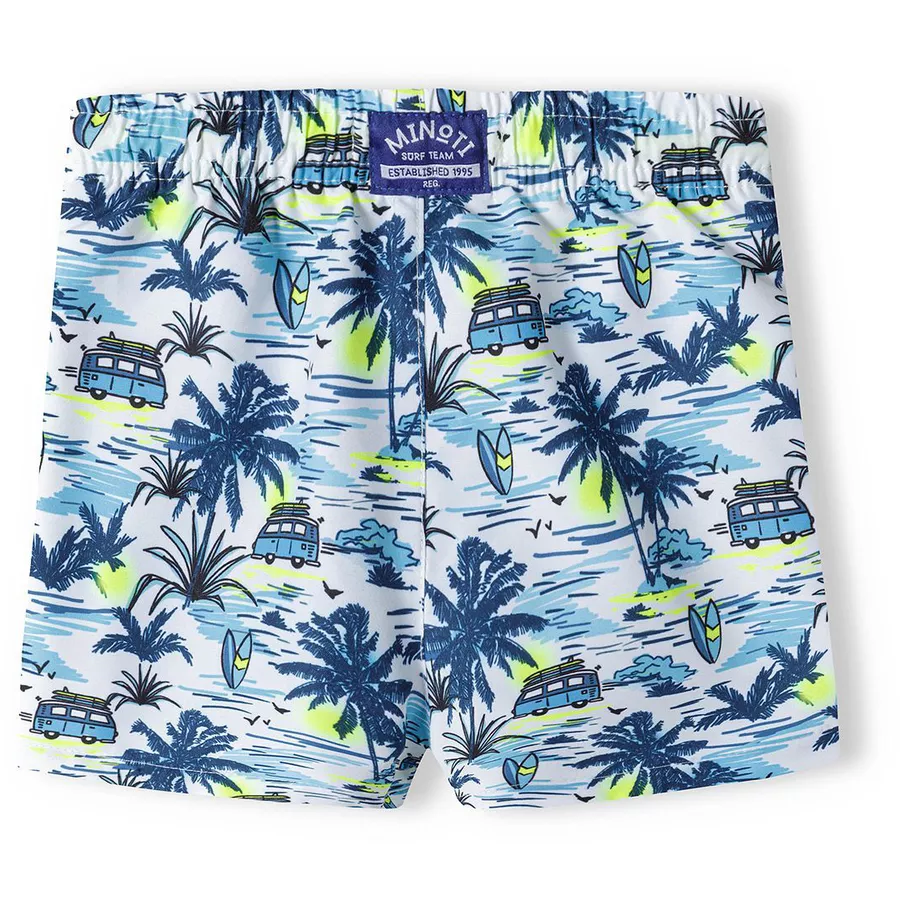 MINOTI Badeshorts WeißBlau