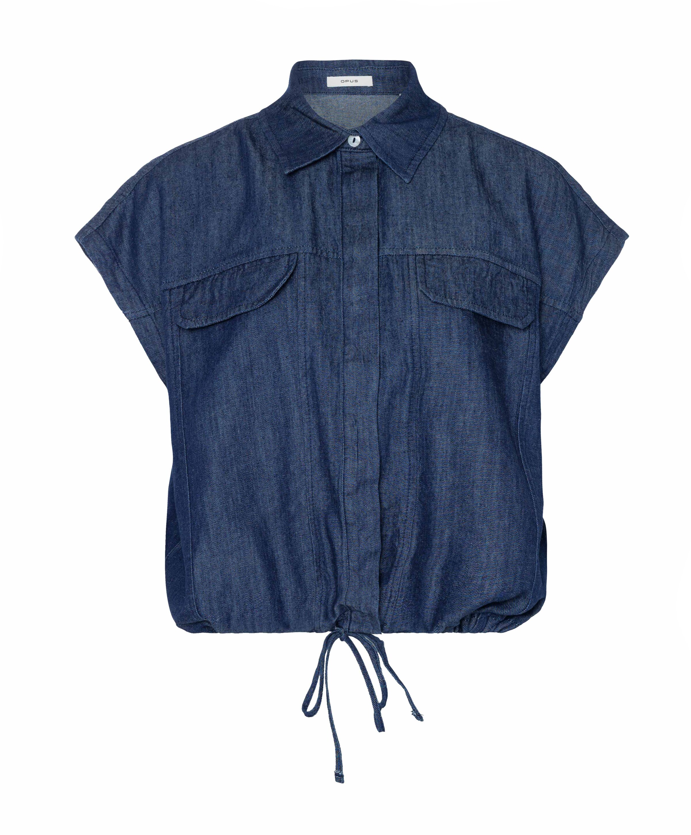 OPUS Dames blouse blauw