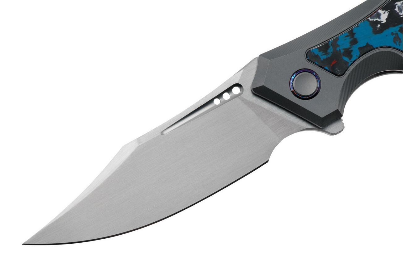 WE Knife Orpheus WE23009-4 CPM 20CV, Gray Titanium, Nebula Fat Carbon, zakmes