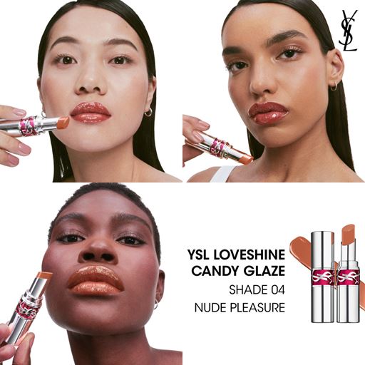 Yves Saint Laurent Loveshine Candy Glaze Lipgloss Stick, 4 Nude Pleasure