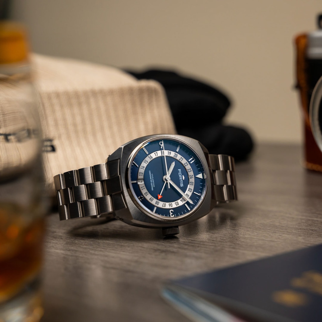 Fortis Vagabond V-40 GMT Blue Dusk