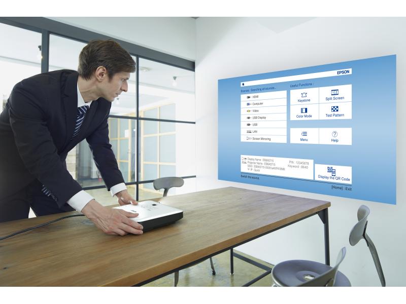 Epson Projektor EB-1780W Mobiler HD-Ready-Projektor