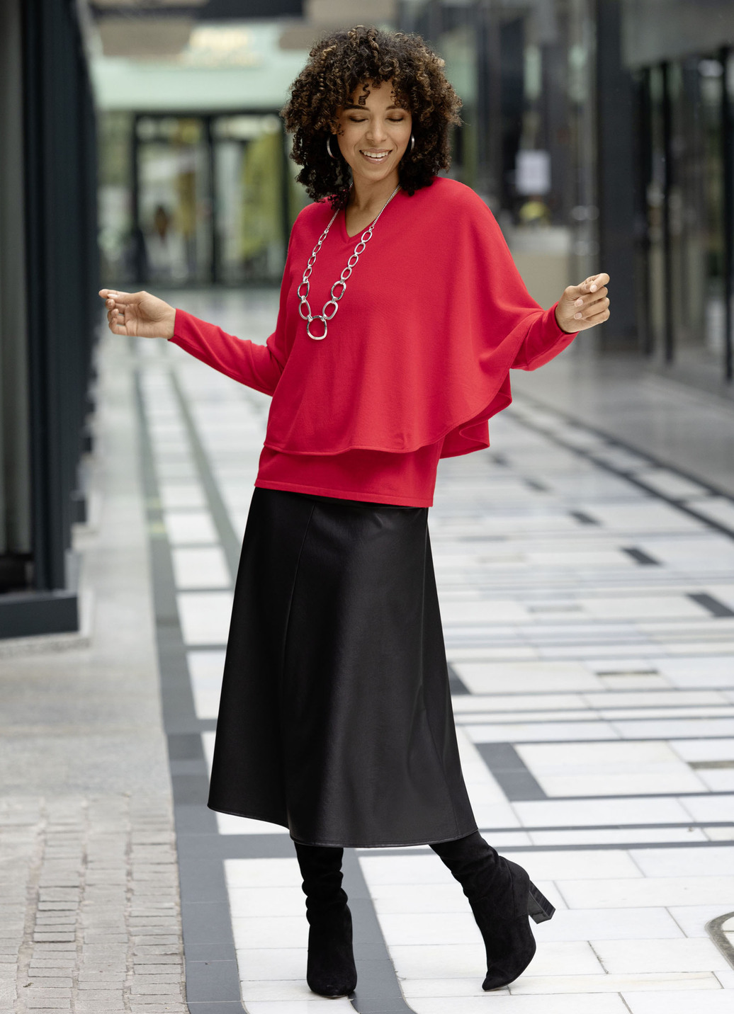 Pullover in 2-Lagen-Look