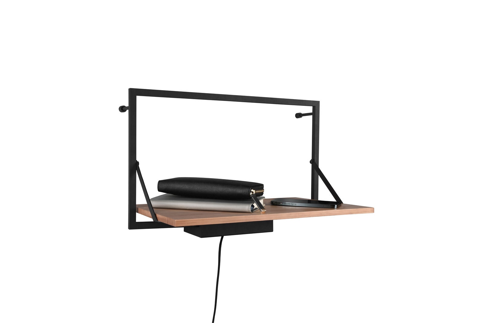 LED-Regal Leonie 50 x 30 cm Artisan-Eiche/schwarz